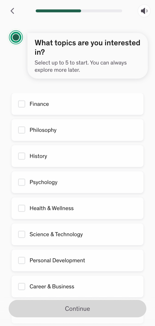 One of the eight questions in the sign-up on Imprint's website, October 2026.